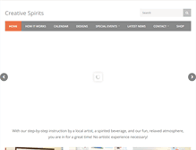 Tablet Screenshot of creativespiritsaz.com